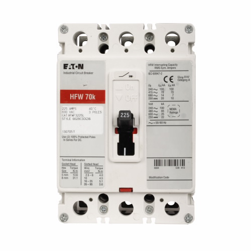 HFW Series Cutler Hammer Circuit Breaker 